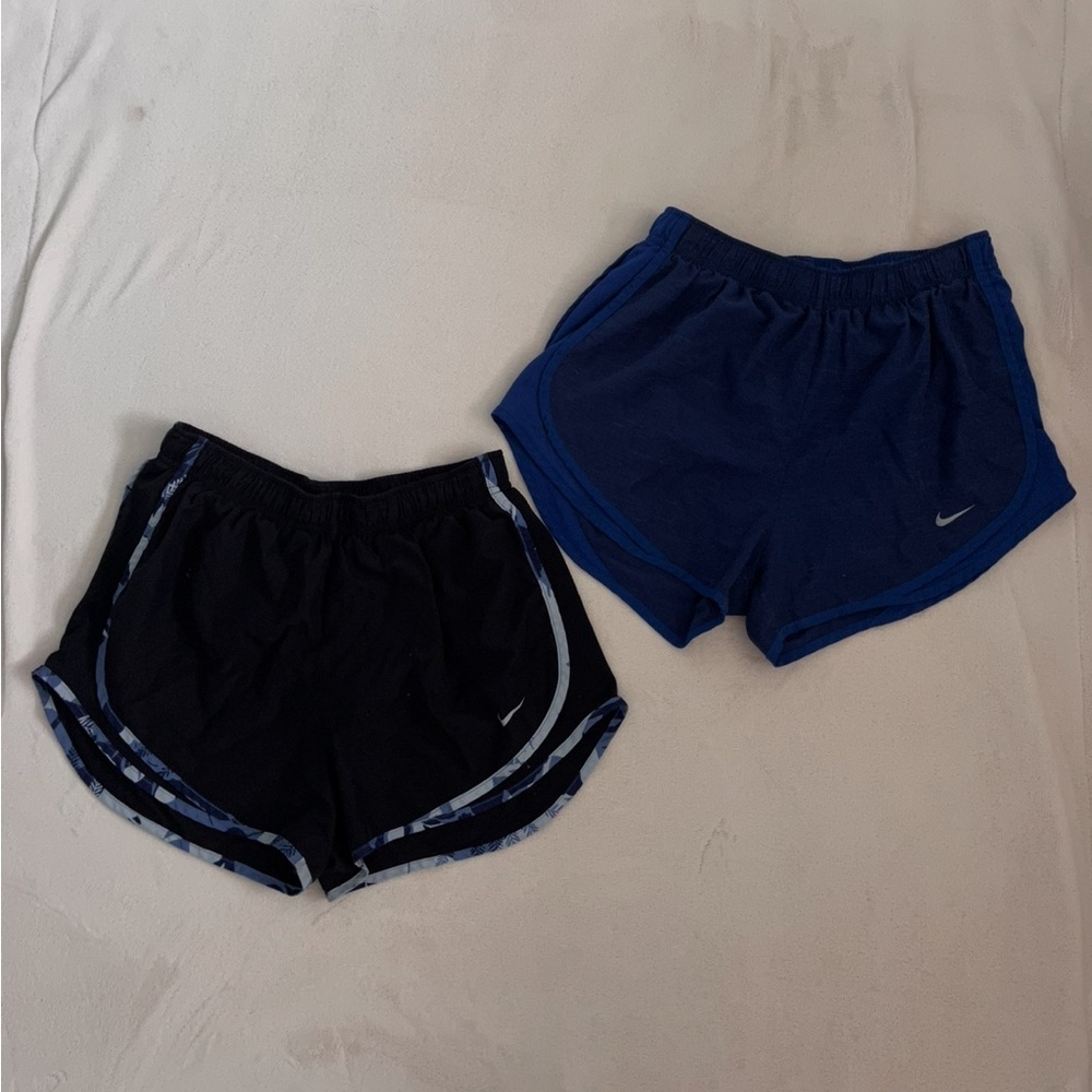 Black and Blue Nike Athletic Shorts